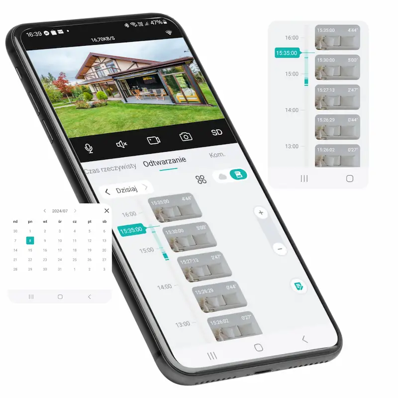 Kamera WiFi IP do monitoringu QW80B
